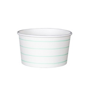Daydream Society - Mint Frenchie Striped Treat Cups - Pack of 8 Paper Treat Cups - 1 of 3