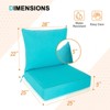 EAGLE PEAK Outdoor Deep Seat Patio Seat Cushion Set - 3 of 4