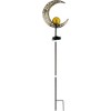 Moonelit Creations Solar LED Crescent Moon Garden Light Stake Black - 2 of 4