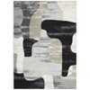 Area Rug Modern Abstract Rugs for Living Room Geometric Non-Slip Backing Low Pile Floor Carpet - 3 of 4