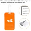 Unique Bargains Durable Lightweight Backpack Travel ID Luggage Tag - 3 of 4