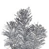 Northlight Artificial Tinsel Christmas Tree - 3' - Silver - Unlit - 4 of 4