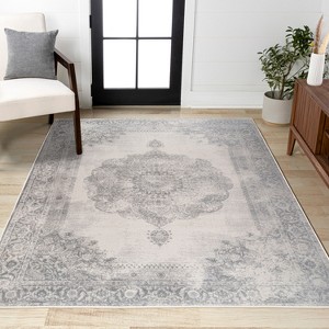 JONATHAN Y Rosalia Cottage Medallion Area Rug - 1 of 4