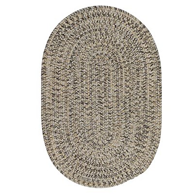 Colonial Mills Laffite Tweed - Gray 42 In x66 In Oval Rug Indoor/Outdoor 100% Polypropylene