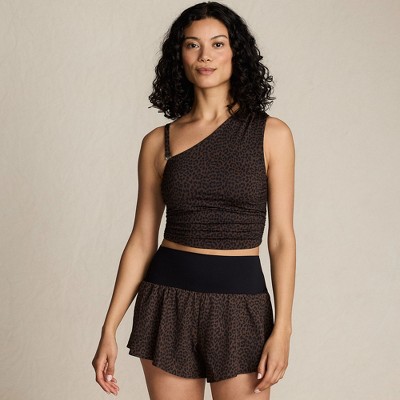 Lands' End Women's 3" Pinchless Flutter Swim Short with Panty