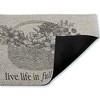 Stupell Industries Life In Full Bloom Floral Basket Printed Outdoor Imitation Sisal Door Mat, design by Lettered and Lined - 2 of 4