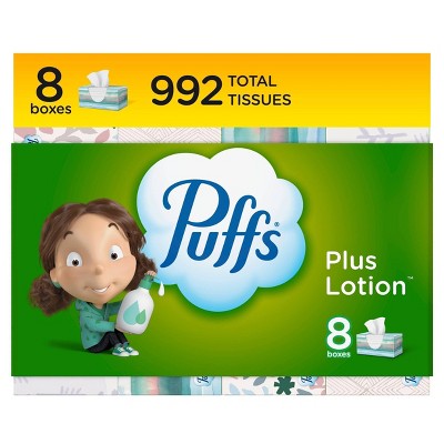 Puffs Plus Lotion Facial Tissue