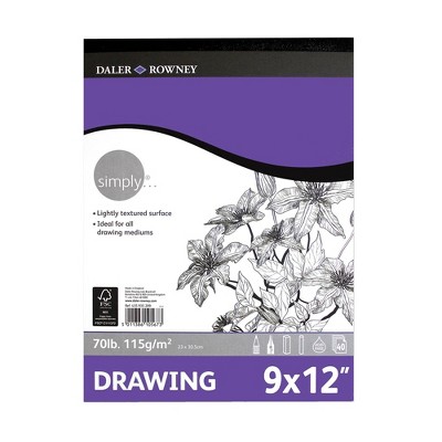 9" x 12" 40 Sheet Simply Drawing Pad - Pacon