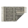 Design Imports Diamond Textured Fringe  - Natural And Black - 2 X 3 Ft - 2 of 4