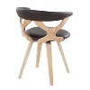 Gardenia Dining Chair White Wash/Brown - LumiSource - image 3 of 4