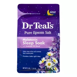 Dr Teal's Melatonin Sleep Pure Epsom Bath Salt - 3lb