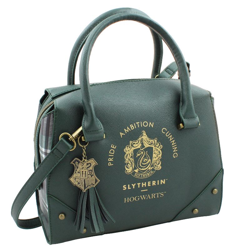 Harry Potter Purse Designer Handbag Hogwarts Houses Womens Top Handle Shoulder, 1 of 7