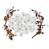 Northlight 40ct Shiny Clear Transparent Glass Ball Christmas Ornaments 1.5" (40mm) - 2 of 4