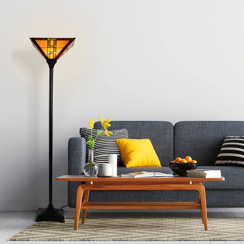 Tiffany Style Floor Lamp (Includes LED Light Bulb) - Trademark Global, 3 of 5