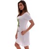 Just Love Sleep Dress for Women - Sleeping Dorm Shirt - Ladies Nightshirt - Nightgown Sleepwear - 2 of 3
