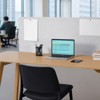 VEVOR Desk Divider Privacy Panel, 60" x 24" Clamp-on Office Desk Partition, PET Cubicle Partition Panel, Grey - 2 of 4