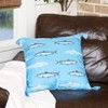 The Lakeside Collection Gone to the Lake Embroidered Accent Pillows - All-Over Fish - 2 of 3