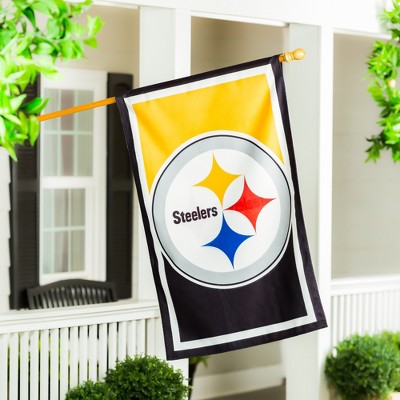 Flag, DS New Burlap, Reg, Pittsburgh Steelers