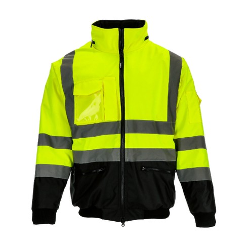 Bomber Jacket - Hi-Vis Yellow