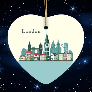 London Ornament, England Landmark Christmas Decoration| OrnamentallyYou - 1 of 4