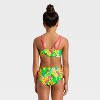 Girls' Giving Trop-lsational Swimwear Set - Cat & Jack™ Yellow - 2 of 3