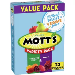 Mott's Assorted Fruit and Berry Variety Pack  - 22ct
