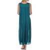 Ezi Satin Silk Nightgown For Women - Soft & Breathable Womens Sleepwear- Short Sleeves Womens Sleepwear - 2 of 3