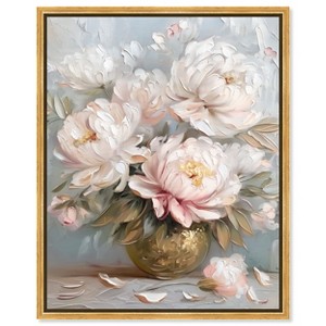 Art Remedy Tender Pink Swirl Elegant Florals Framed - 1 of 4