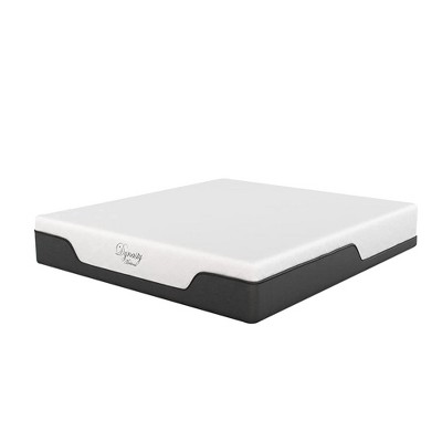 Dynasty Mattress 12 Inch Medium Firm CoolBreeze Advanced Cooling Gel Infused Open Cell Memory Foam Mattress and Cool Silk Cover