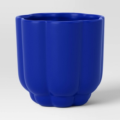 Scallop Planter Cobalt Blue - Room Essentials™