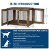 Wooden Dog Crate Furniture – Elegant Indoor Dog Kennel for Large/Medium Dogs, Functional End Table Design - 4 of 4