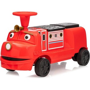 12V Licensed CHUGGINGTON Kids Ride On Train, 2-Seater Trackless Electric Car w/ Music, Lights, 7Ah Battery - 1 of 4