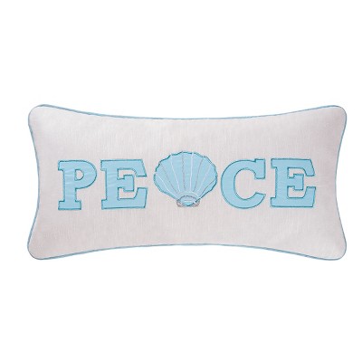 C&F Home 12" x 24" Peace Embroidered Pillow
