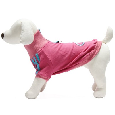 Gooby Track Shirt for Dogs, XLarge, Pink