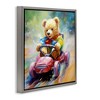 Stupell Industries Teddy Bear on Go Kart, 18" x 18" - 3 of 4