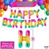 KatchOn, Rainbow Happy Birthday Balloons Letters - 16 Inch |Rainbow Birthday Decorations - 3 of 4
