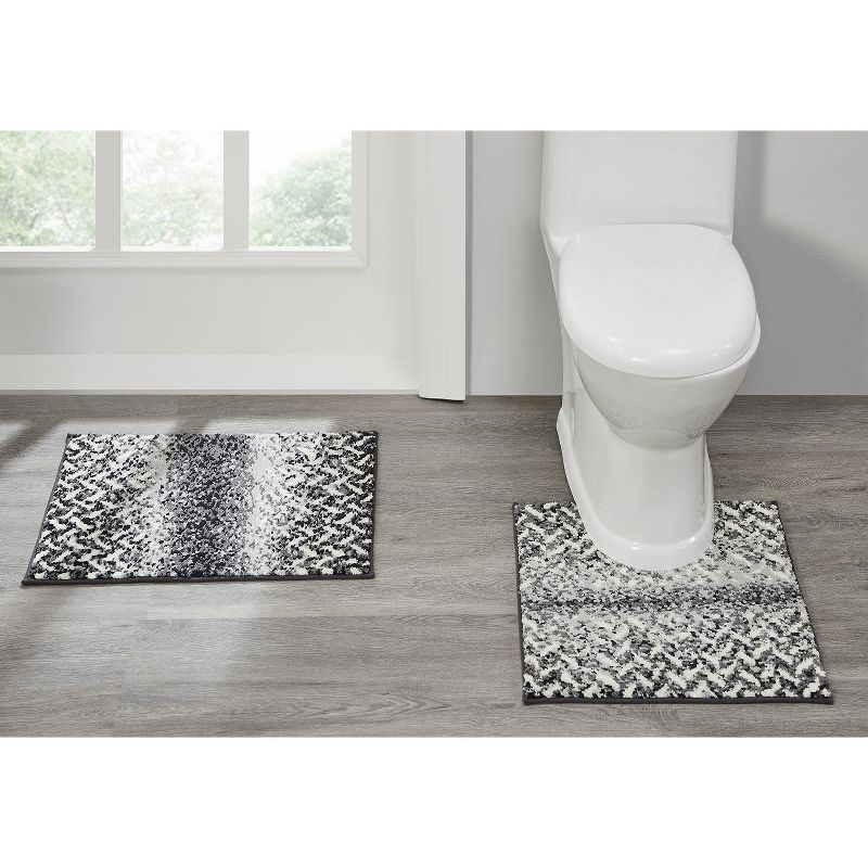 Casablanca Collection 100% Micro Polyester 2 Piece Bath Rug Set - Better Trends, 1 of 8