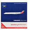 Bombardier CRJ1000 Commercial Aircraft "Iberia Regional" (EC-MVZ) White with Red Tail 1/400 Diecast Model Airplane by GeminiJets - 4 of 4