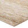 Modway Kennocha Rustic Vintage Abstract Waves 5x8 Area Rug - Tan/Cream,  Stain Resistant / Easy To Clean ,  Protect Floors From Traffic/Furniture - 3 of 4