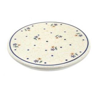 Blue Rose Polish Pottery 1012 Zaklady Trivet - 1 of 1