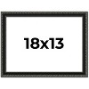 PosterPalooza | Antique Black Picture Frame - UV Acrylic, Backing Board, Hanging Hardware Included - 2 of 4