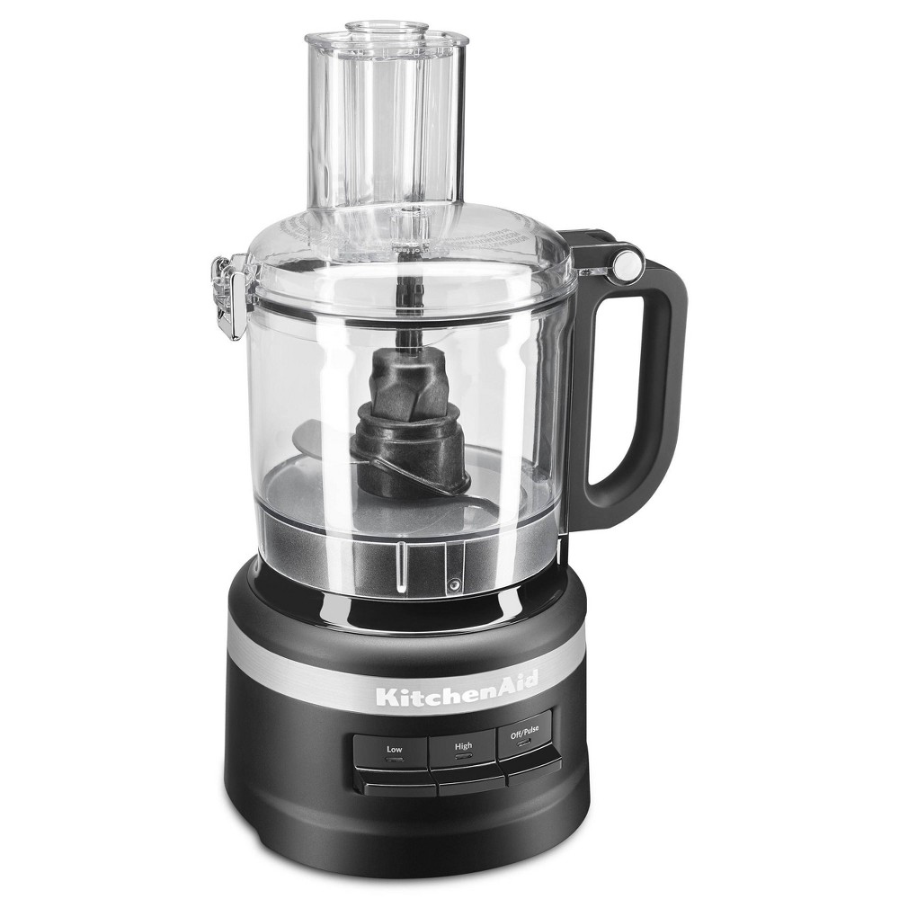 KitchenAid 7 Cup Food Processor - Black KFP0718BM