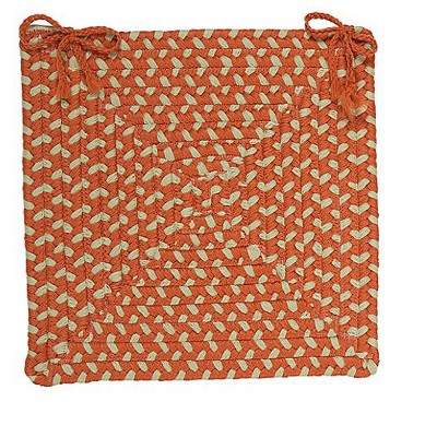 Colonial Mills Montego - Tangerine Chair Pad, 1 Pc