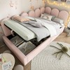 NicBex Twin Upholstered Platform Daybed with Hydraulic Storage & Metal Slatted Frame,Modern Toddler Bed for Bedroom,Kids Room - 3 of 4