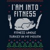 Men's Design By Humans Fitness Whole Turkey Ugly Christmas Sweater By shirtpublic Tank Top - 2 of 3