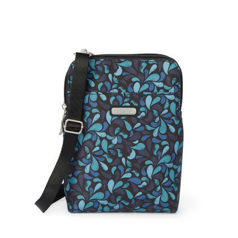 Baggallini Take Two Large Rfid Bryant Crossbody Bag Petal Print