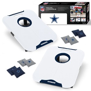 NFL Dallas Cowboys All-Weather Travel Cornhole Set - 1 of 4