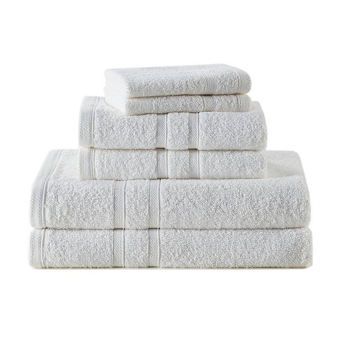 6pk Quick Dry Bath Towel Set Beige - Cannon