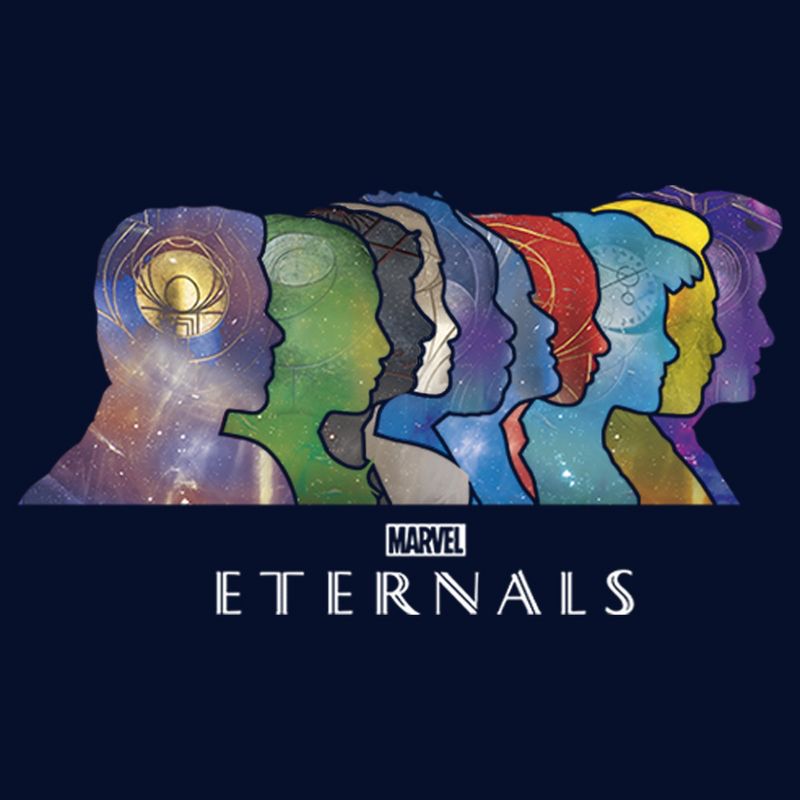 Men's Marvel Eternals Silhouettes Pull Over Hoodie, 2 of 5