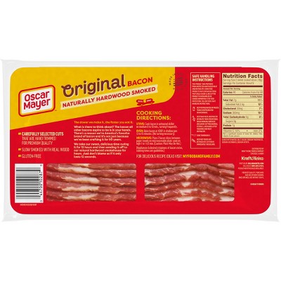 Oscar Mayer Original Naturally Hardwood Smoked Bacon - 16oz